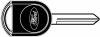 2000-2008 Ford transponder key blank (599114)