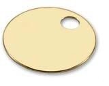 Solid brass tags 26010