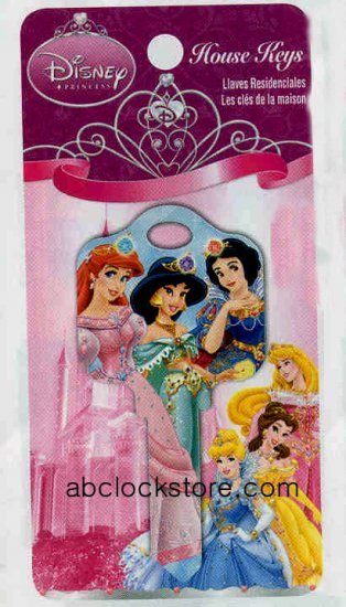 Disney Princess 2 Crystal Rhinestone Schlage SC1 House Key D48-SC1