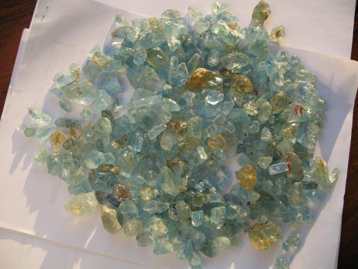 Mozambique aquamarine