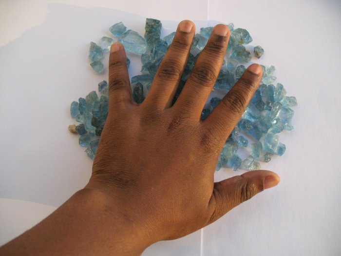 Mozambique aquamarine 80 grams