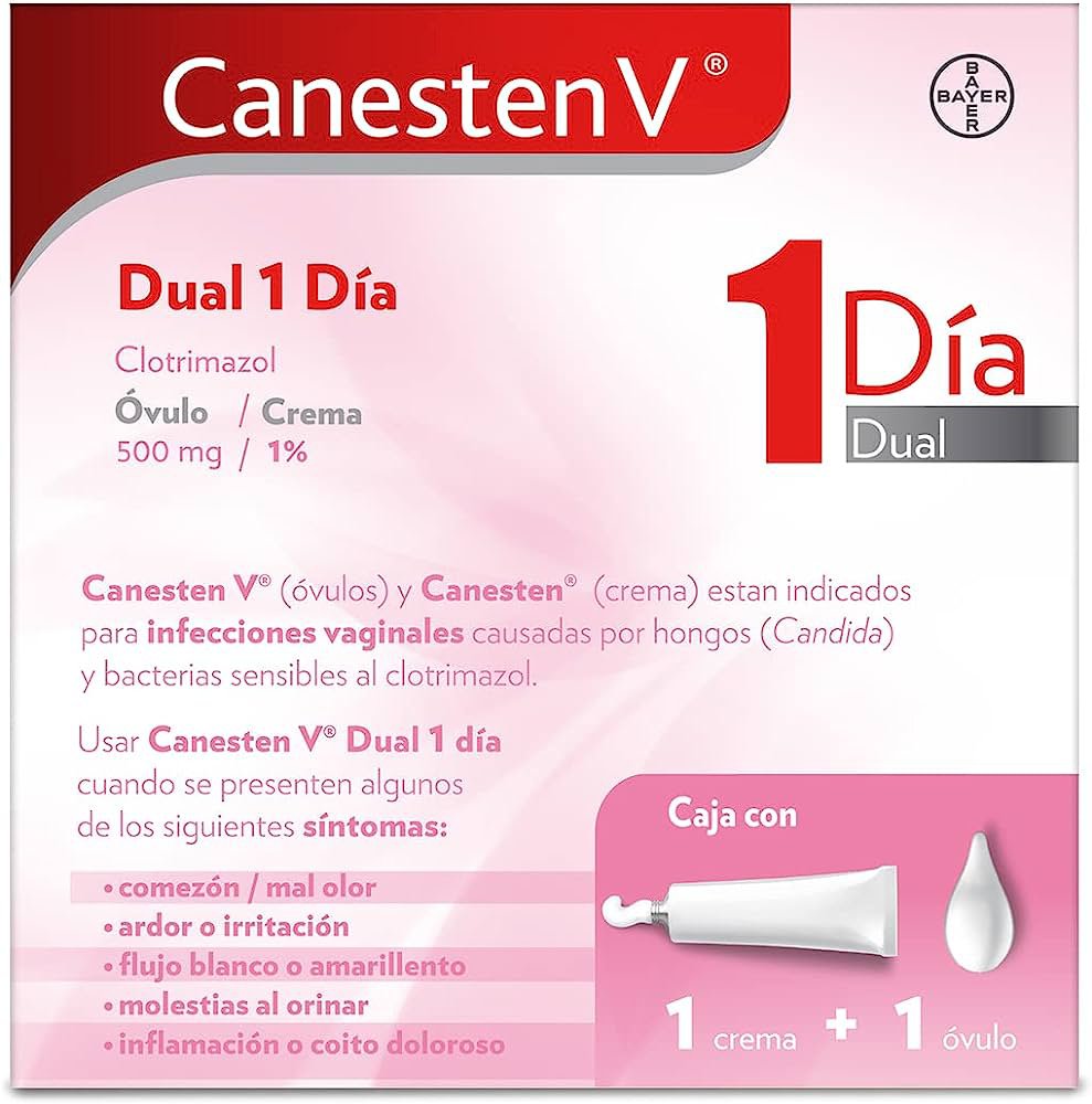 Canesten V Dual Day Excellent Quality Vagina Care Ovules Cream Only