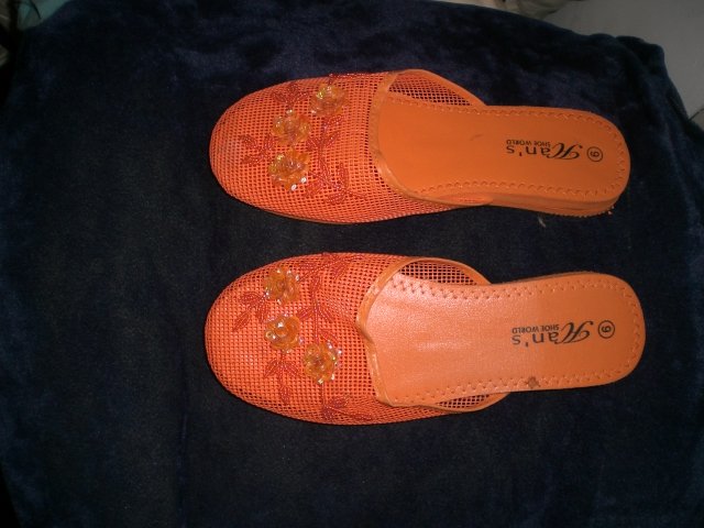 Orange Chinese Slipper