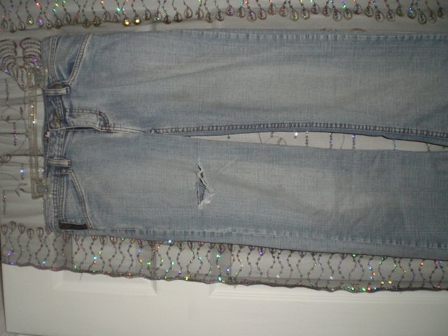 White washed Red fox jeans
