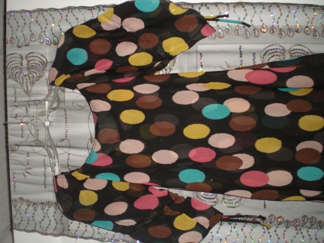 Poka-DOt See through Shirt
