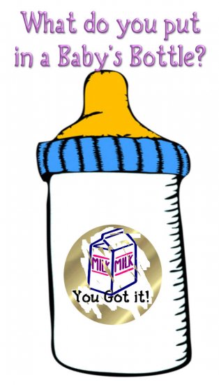 12 Baby Shower Baby Bottle Party Favors Scratch Off Game Tickets PERSONALIZED