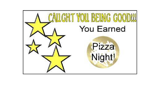 12 Kid's REWARD or daycare, babysitting rewards Scratch Off Game Tickets