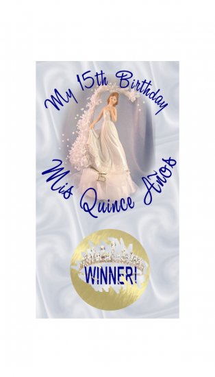 12 QUINCEANERA 15th Birthday Favors Scratch Off Game Tickets PERSONALIZED