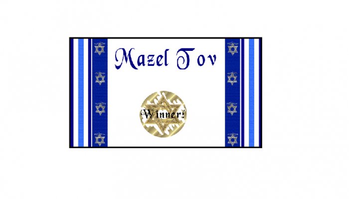 12 Bar Mitzvah Bat Mitzvah Party Favors Scratch Off Game Tickets PERSONALIZED