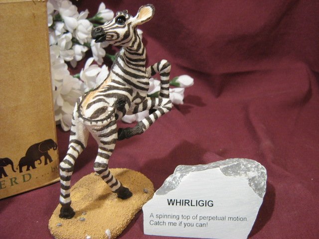 Herd by Martha Carey Zebra Figurine 3405 Whirligig #034050