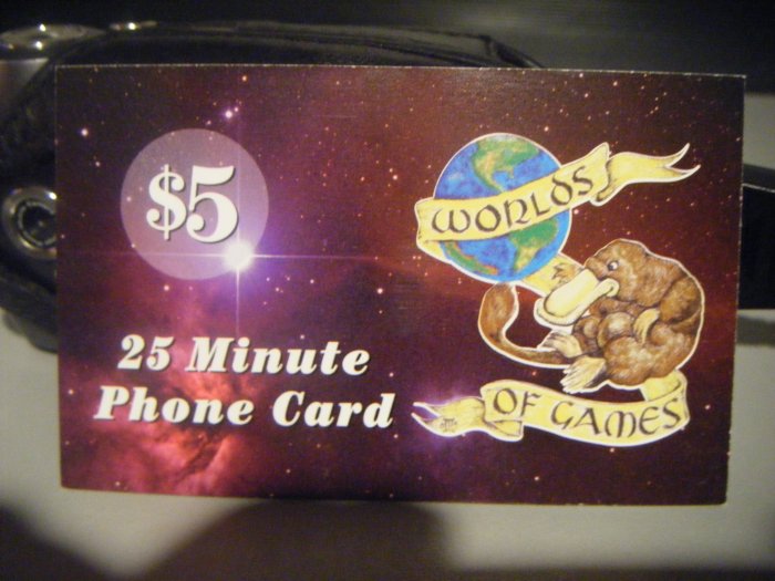 25 Minute Phone Card