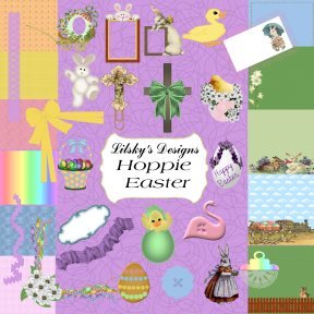 "Hoppie Easter" Full Digital Scrapbook Kit