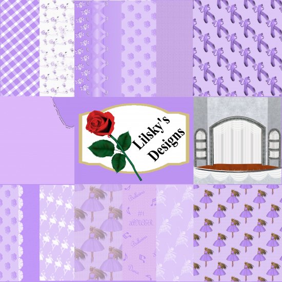 Purple ballerina full kit