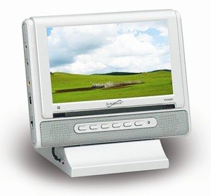 SuperSonic 7" COLOR TFT LCD MONITOR WITH TV TUNER & BATTERY PACK