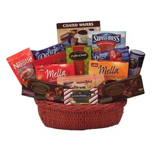 European Chocolate Luxuries Gift Basket