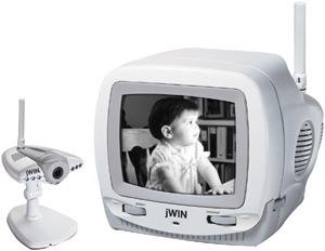 JWIN JVTV3080 2.4 GHz Wireless 5 B&W Receiver Monitor & Infrared Camera