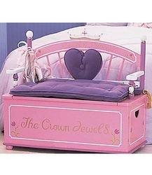 Princess Toy Box Bench