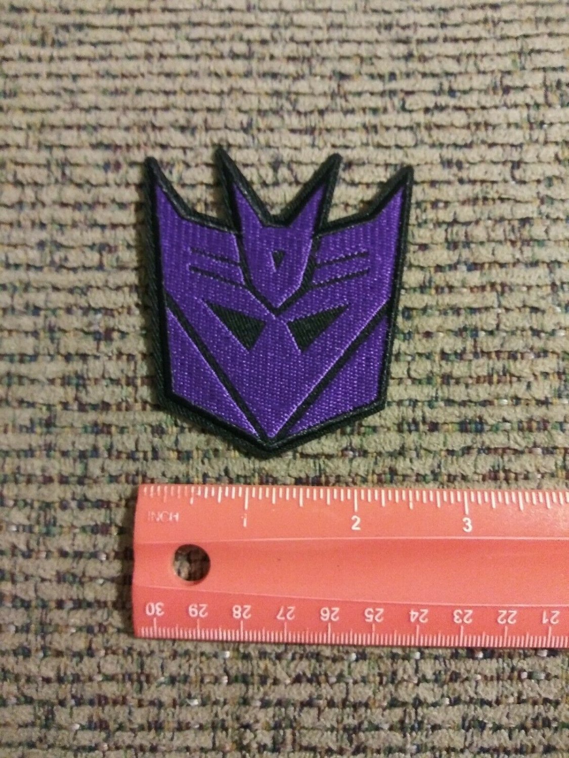 Transformers Decepticons Purple Embroidered Patch NEW