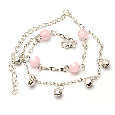 bxsj1007 Pink Pearl Anklet