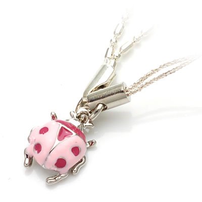 axsj10003 Lady bug cell phone accessory (pink)