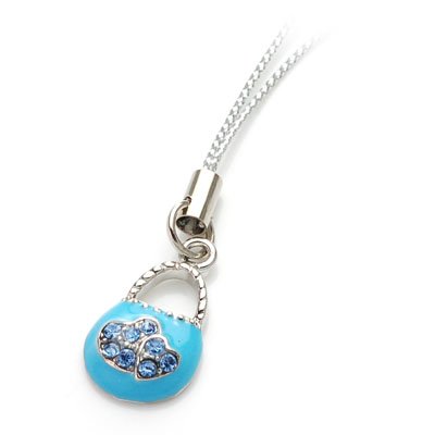 axsj10007 Lady purse cell phone accessory (blue)