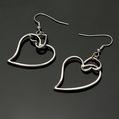 exsj1067 Heart Link Earring