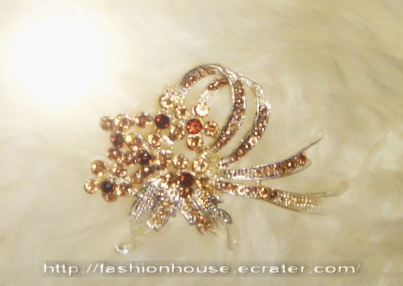 nnc1002 Purple Flower Pin