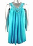 Stretch Knit V-neck Top (Plus Size)-4290BL-ES224-b2b