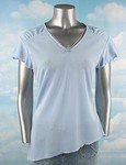 Stretch Knit V-neck Top (Plus Size)- 3070BL-LZ004-b2b