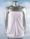 Stretch Knit Tube Top (Plus Size)-2956WT-BI214-b2b