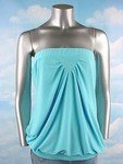 Stretch Knit Tube Top (Plus Size)-2956BL-BI214-b2b