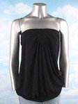 Stretch Knit Tube Top (Plus Size)-2956BK-BI214-b2b