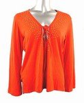 Stretch Knit Keyhole Top (Plus Size)-4644RS-ES528-b2b