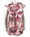 Tie-Dyed Jacquard Mesh Top (Plus Size)-6307PR-JA004-b2b