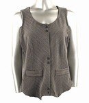 Stretch Knit Vest (Plus Size)-7375GR-JA204-b2b