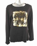 Stretch Cotton Top (Plus Size)-7953BK-ES214-b2b
