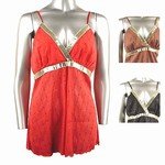 Stretch Knit Halter Top (Plus Size)-9564AL-ZE004-b2b