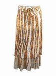 Tie-Dyed Georgette Print Skirt (Plus Size)-1803-ES304-b2b