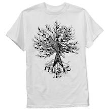 Music Life Graphic Tee Shirt