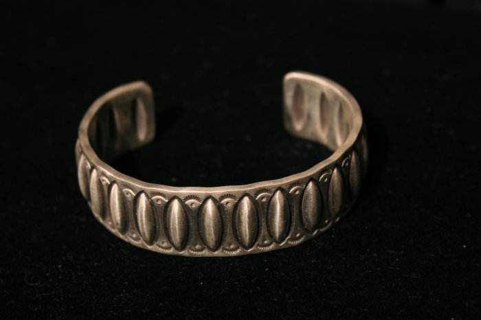 Sterling Silver Cuff Handmade Indian Bracelet-9