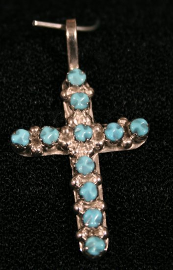 Cross Style Handmade Indian Pendant-19