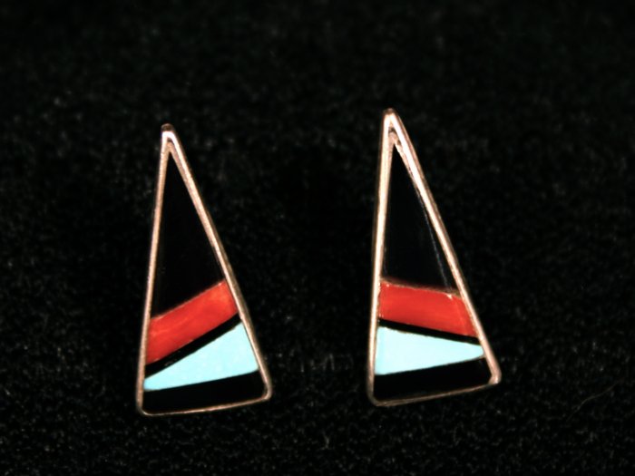 Triangle Handmade Indian Earrings-1