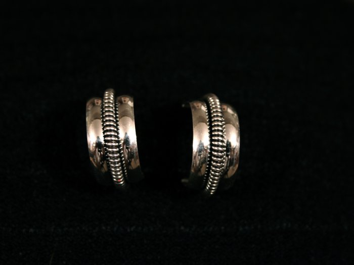 Half Hoop Handmade Indian Earrings-11