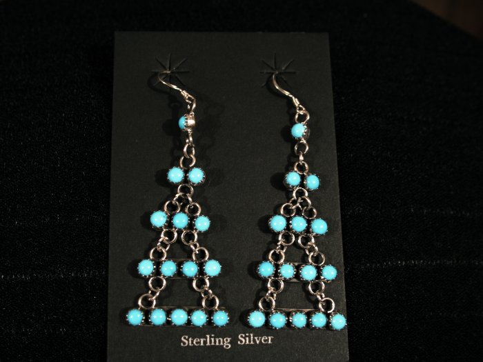 Pyramid Handmade Indian Earrings-27