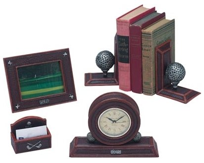 5pc Golfers Desk Set