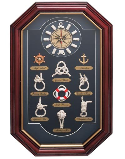 Quartz Clock in Shadow Box