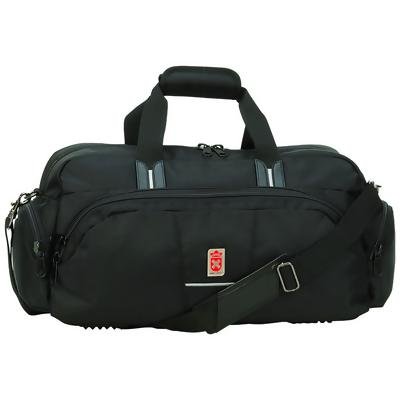 Royal Crest Black Nylon Tote Bag