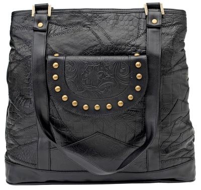 Black Genuine Leather Shoulder Bag