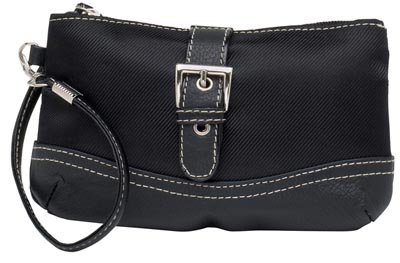 Embassy Black Wristlet Bag