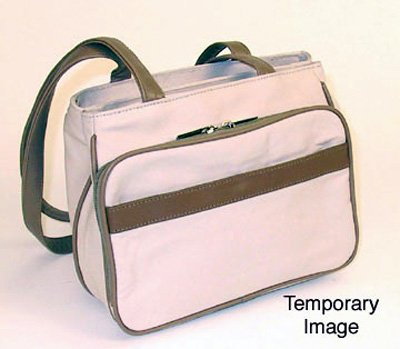 Embassy's Canvas Purse with Leather Accents